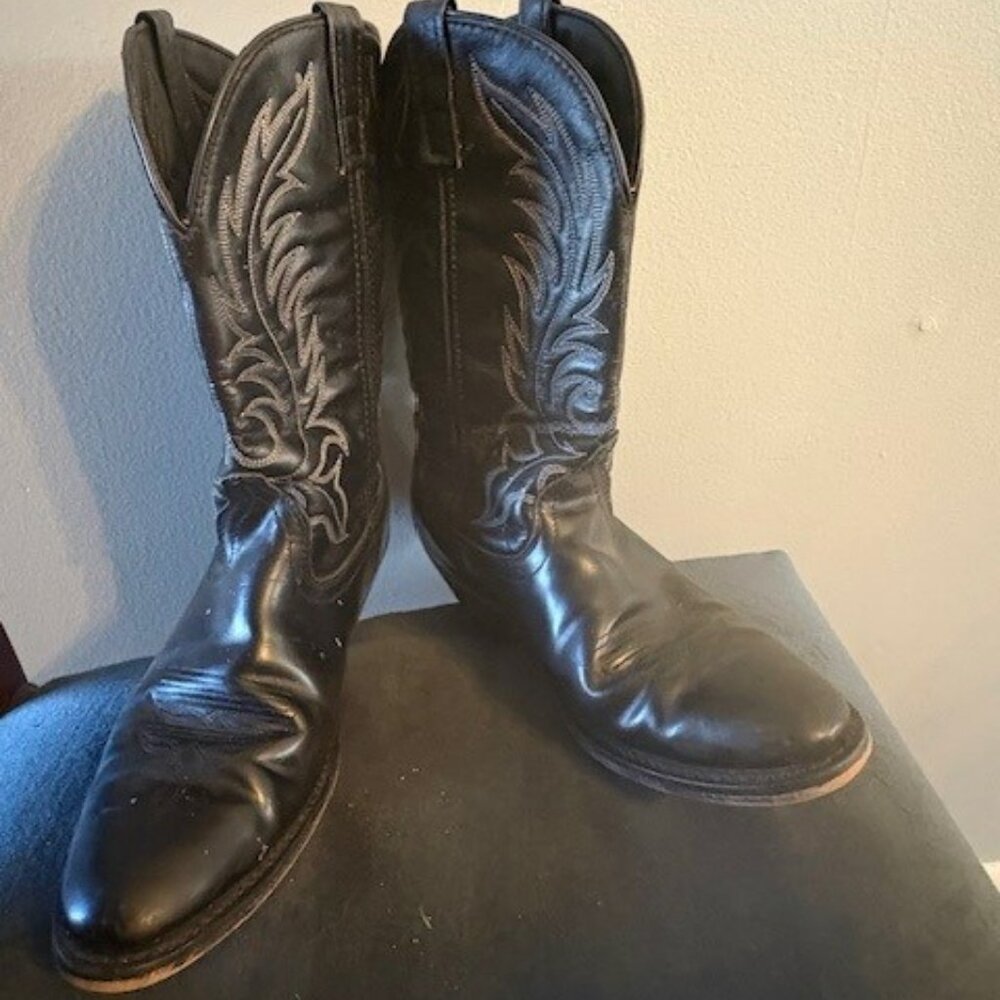 Laredo Women's Black Western Boots Size 8